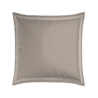 Taie d'oreiller satin de coton - Nîmes Blanc / Taupe - CXL by Christian Lacroix Maison