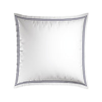 Taie d'oreiller satin de coton - Nîmes Bleu foncé / Blanc - CXL by Christian Lacroix Maison