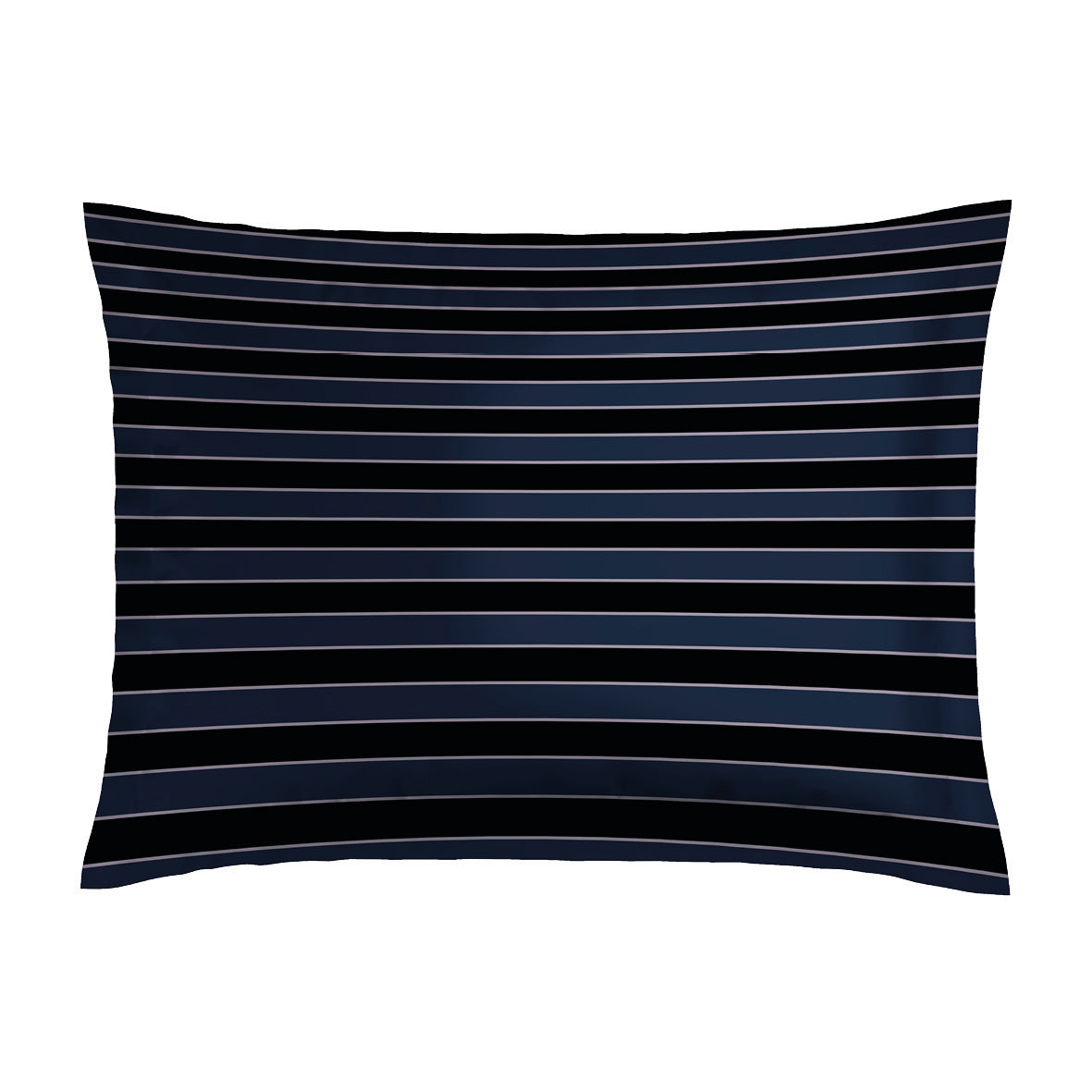 Taie d'oreiller satin de coton - Panorama Bleu foncé - CXL by Christian Lacroix Maison