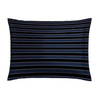 Taie d'oreiller satin de coton - Panorama Bleu foncé - CXL by Christian Lacroix Maison
