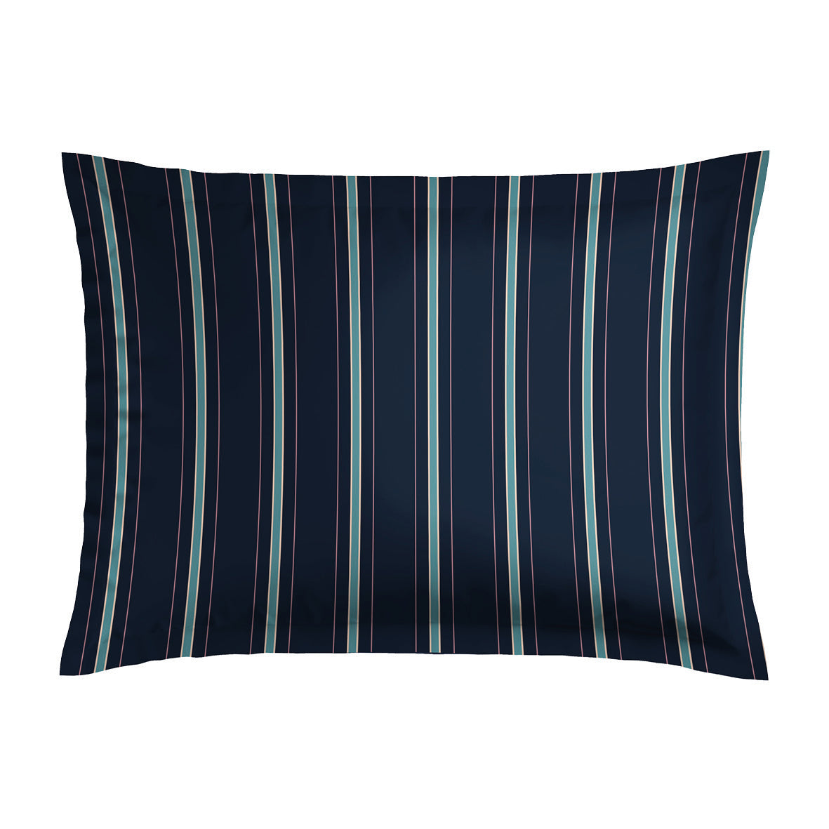 Taie d'oreiller satin de coton - Tigelle Bleu foncé - CXL by Christian Lacroix Maison
