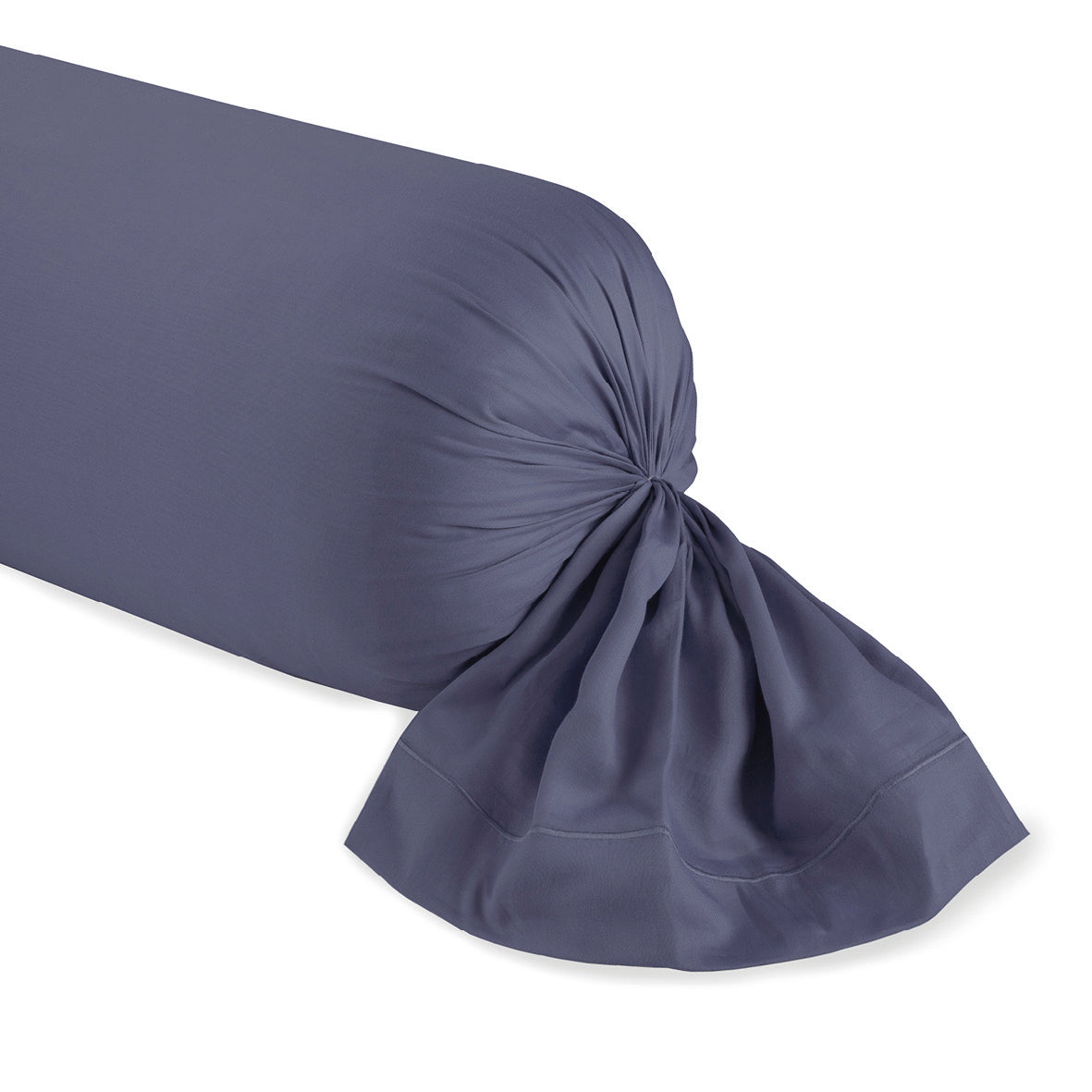 Taie d'oreiller satin de coton - Uni 1 baratta Bleu denim délavé - CXL by Christian Lacroix Maison