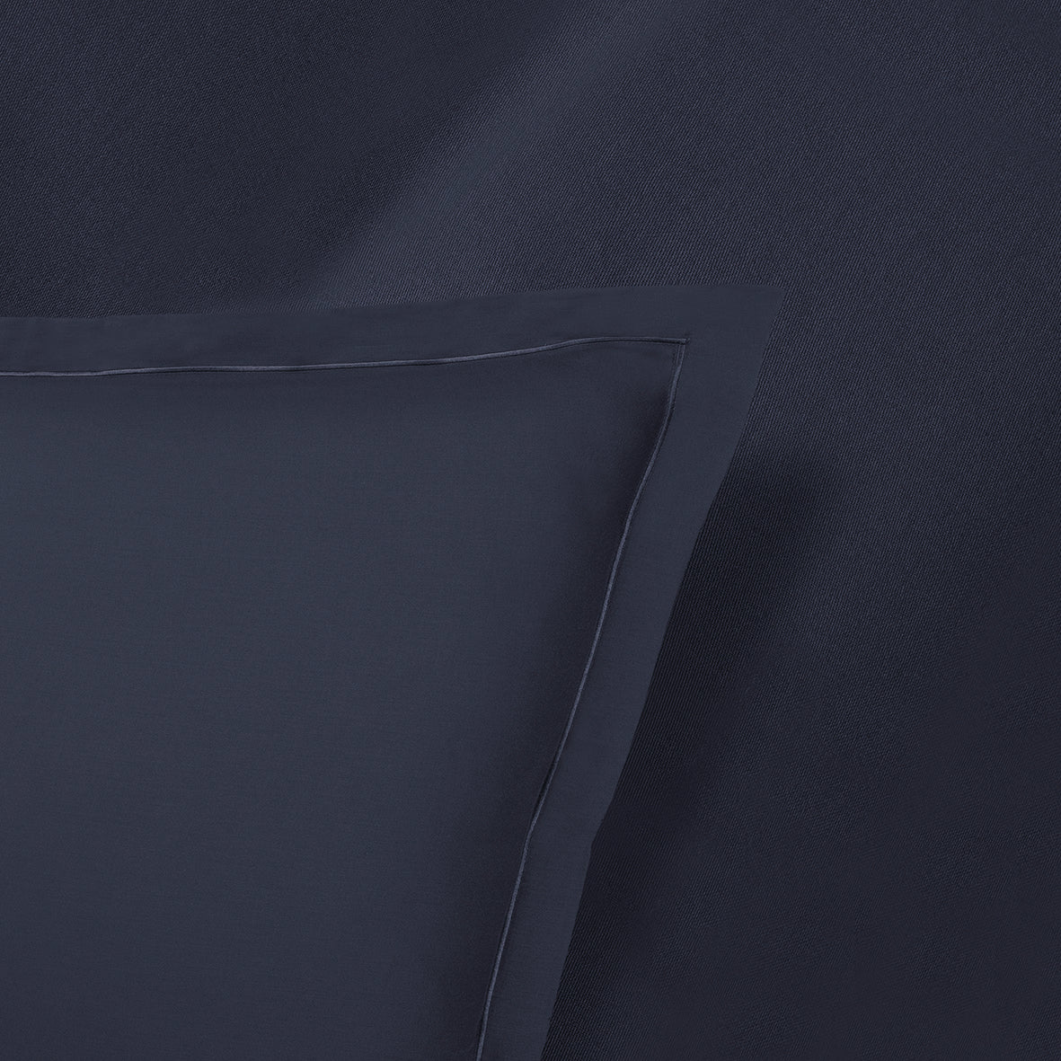 Taie d'oreiller satin de coton - Uni 1 baratta Bleu royal - CXL by Christian Lacroix Maison