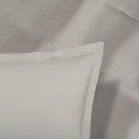 Taie d'oreiller satin de coton - Uni 1 baratta Taupe chaud - CXL by Christian Lacroix Maison
