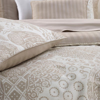 Taie(s) d'oreiller en satin de coton - Arles Taupe - CXL by Christian Lacroix Maison
