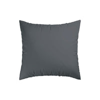 Taie(s) d'oreiller en satin de coton - Rayure tissé gris foncé - CXL by Christian Lacroix Maison