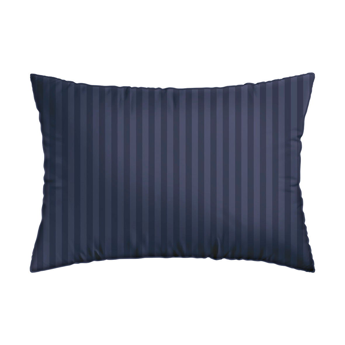 Taie(s) d'oreiller en satin de coton - tissé Jacquard - Bleu foncé rayé - CXL by Christian Lacroix Maison