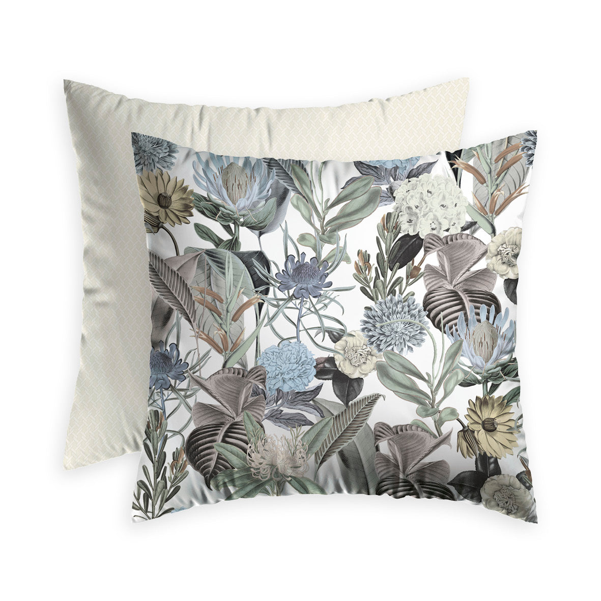 Taie(s) d'oreiller satin de coton - Garden taupe - CXL by Christian Lacroix Maison