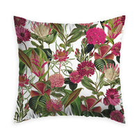 Taie(s) d'oreiller satin de coton - Garden vert - 2 x (80 x 80 cm)