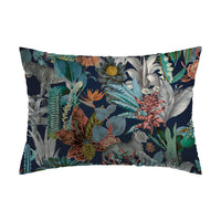 Taie(s) d'oreiller satin de coton - Zanzibar bleu - 2 x (50 x 70 cm)