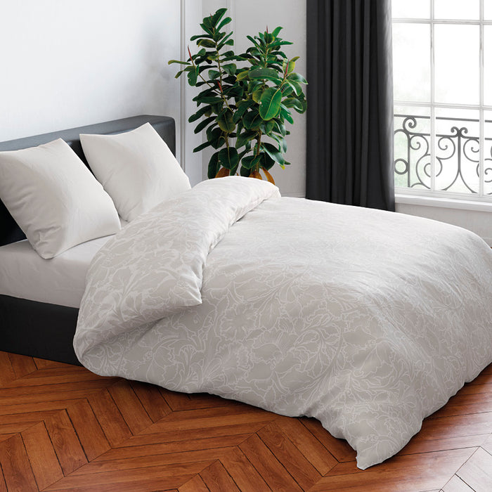 cxl by christian lacroix Housse de couette + taie(s) d'oreiller satin de coton - Arabesque beige