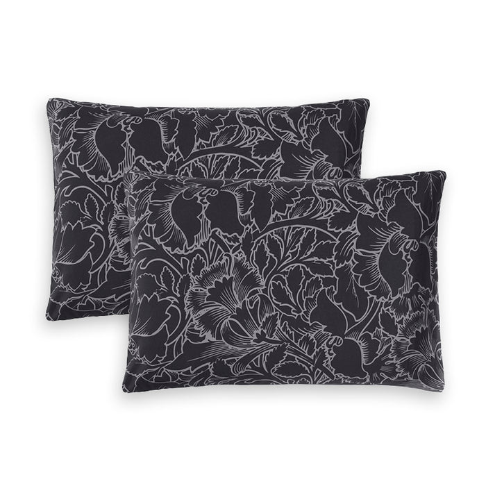 cxl by christian lacroix Taie(s) d'oreiller satin de coton - Arabesque anthracite