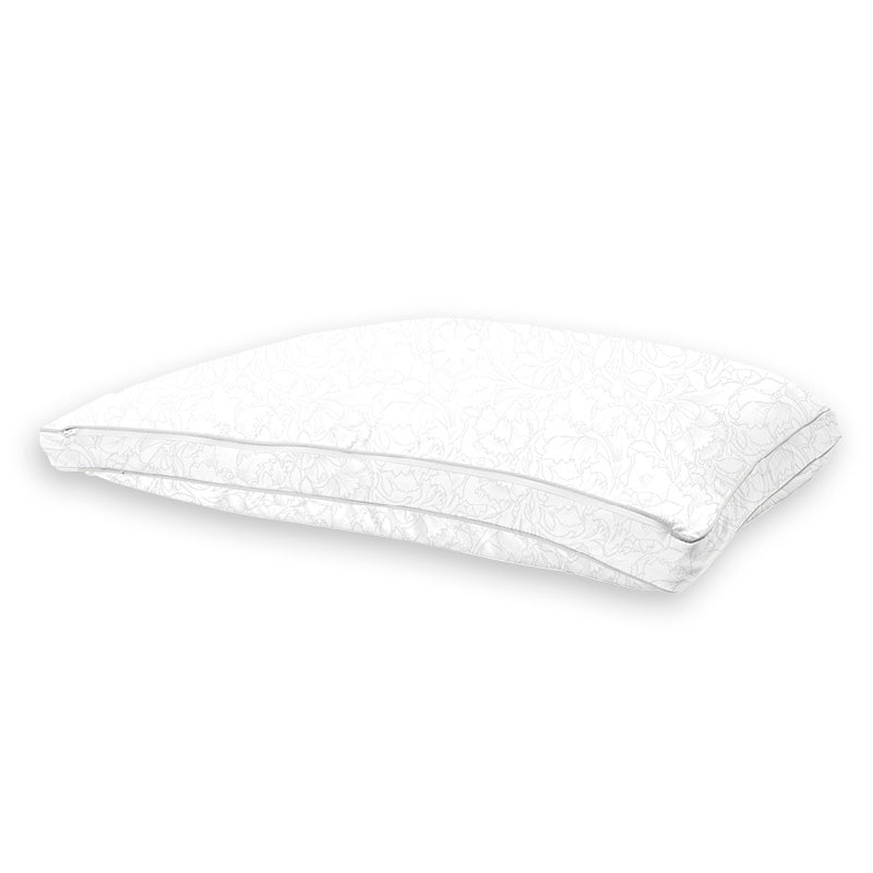 Oreillers carrés en latex - Confort souple - Garnissage en flocons