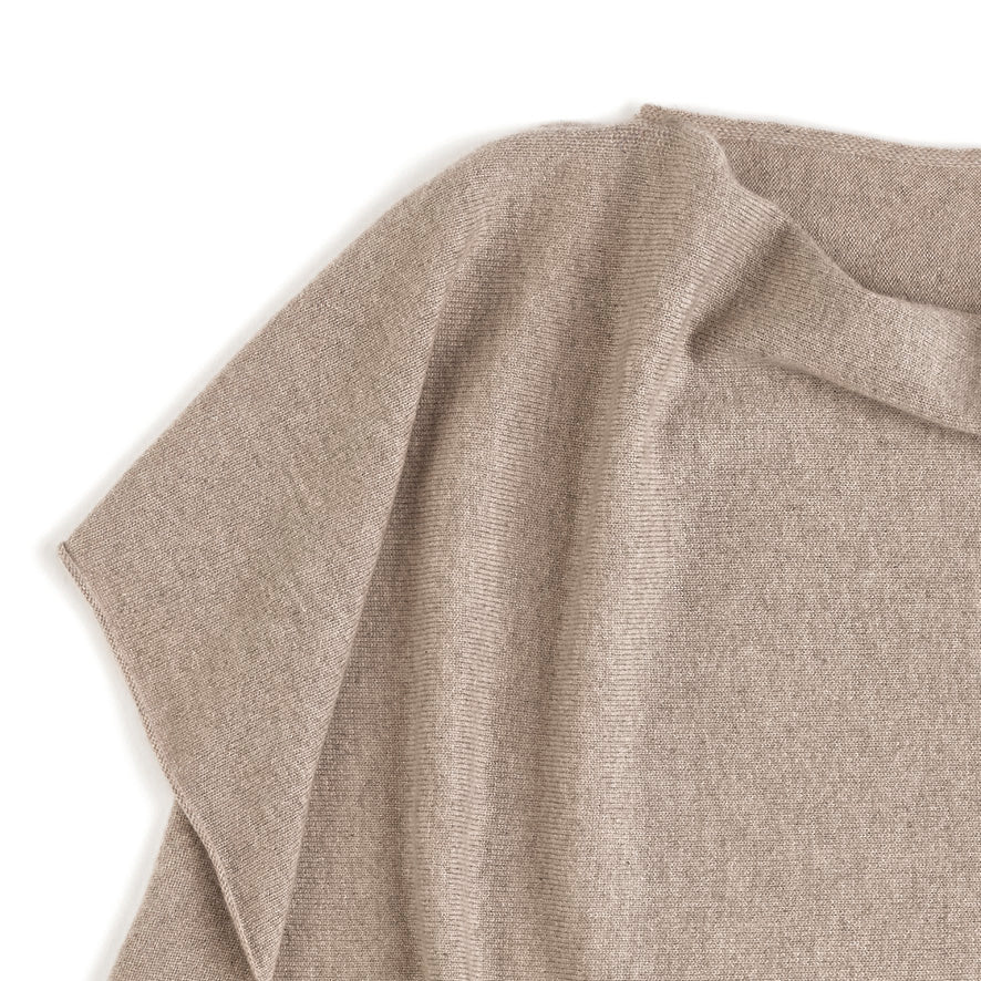 Poncho cashmere - Taupe – CXL by Christian Lacroix Maison