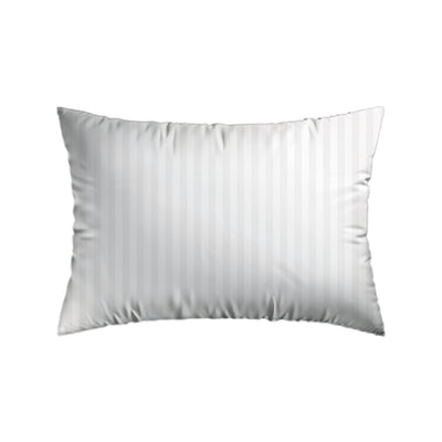 Taie(s) d'oreiller en satin de coton - Rayure tissé blanc - CXL by Christian Lacroix Maison