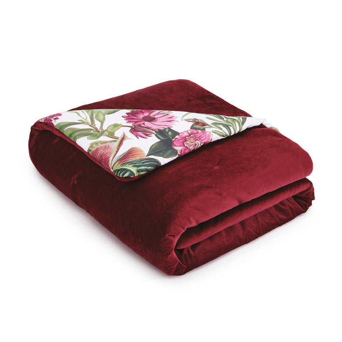 cxl by christian lacroix Boutis ultra doux piqué - Garden Fuchsia / bordeaux