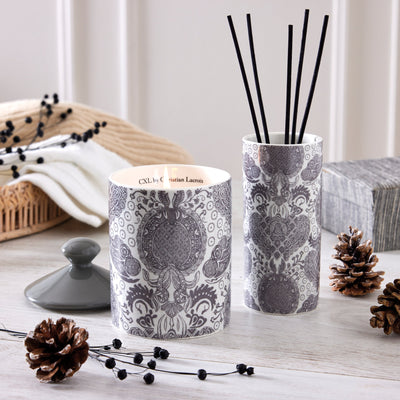 Fragrance sticks in porcelain holder Arles Grey - White cedar - 100 ml
