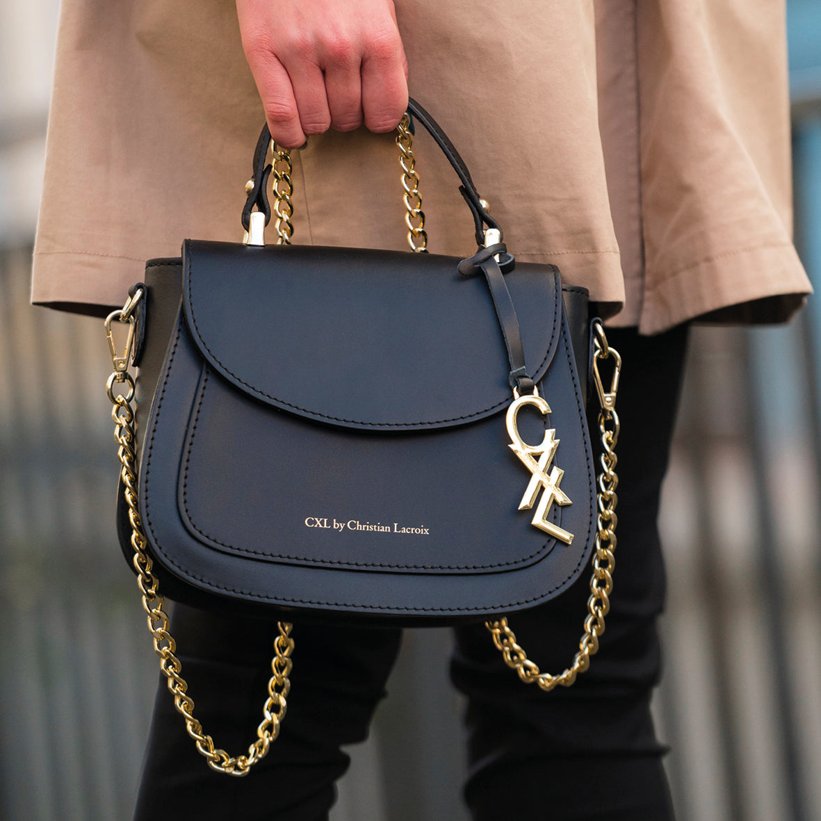 Small leather handbag - Haussmann 