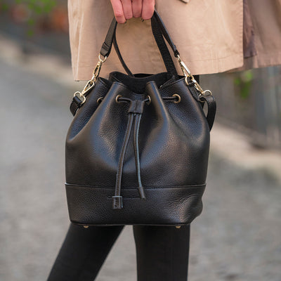 Leather bucket bag - Champs Elysées